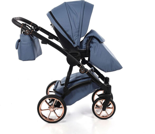 Junama Termo Tex V2 3 in 1 Tessuto Dark Blue Telaio Nero con anelli e cerchi Oro Rosa Prima infanzia/Passeggini carrozzine e accessori/Passeggini e carrozzine/Sistemi modulari La Casa Del Bebè - Napoli, Commerciovirtuoso.it