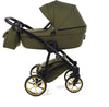 Junama Termo Tex V2 3 in 1 Tessuto Olive Telaio Nero con anelli e cerchi Oro Giallo Prima infanzia/Passeggini carrozzine e accessori/Passeggini e carrozzine/Sistemi modulari La Casa Del Bebè - Napoli, Commerciovirtuoso.it