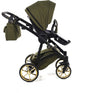 Junama Termo Tex V2 3 in 1 Tessuto Olive Telaio Nero con anelli e cerchi Oro Giallo Prima infanzia/Passeggini carrozzine e accessori/Passeggini e carrozzine/Sistemi modulari La Casa Del Bebè - Napoli, Commerciovirtuoso.it