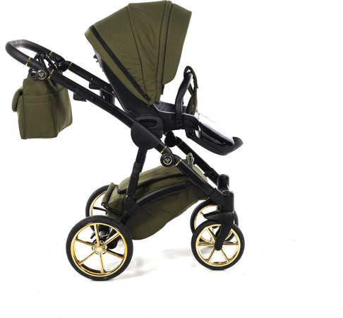 Junama Termo Tex V2 3 in 1 Tessuto Olive Telaio Nero con anelli e cerchi Oro Giallo Prima infanzia/Passeggini carrozzine e accessori/Passeggini e carrozzine/Sistemi modulari La Casa Del Bebè - Napoli, Commerciovirtuoso.it