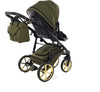 Junama Termo Tex V2 3 in 1 Tessuto Olive Telaio Nero con anelli e cerchi Oro Giallo Prima infanzia/Passeggini carrozzine e accessori/Passeggini e carrozzine/Sistemi modulari La Casa Del Bebè - Napoli, Commerciovirtuoso.it