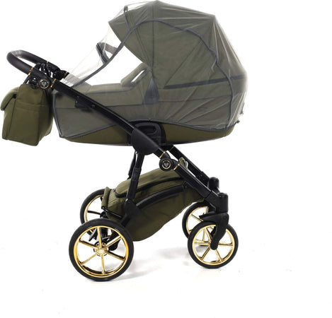 Junama Termo Tex V2 3 in 1 Tessuto Olive Telaio Nero con anelli e cerchi Oro Giallo Prima infanzia/Passeggini carrozzine e accessori/Passeggini e carrozzine/Sistemi modulari La Casa Del Bebè - Napoli, Commerciovirtuoso.it