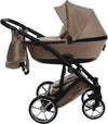 Junama Velur Italy 3 in 1 Beige Telaio Nero dettagli Argento Prima infanzia/Passeggini carrozzine e accessori/Passeggini e carrozzine/Sistemi modulari La Casa Del Bebè - Napoli, Commerciovirtuoso.it