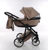 Junama Velur Italy 3 in 1 Beige Telaio Nero dettagli Argento Prima infanzia/Passeggini carrozzine e accessori/Passeggini e carrozzine/Sistemi modulari La Casa Del Bebè - Napoli, Commerciovirtuoso.it