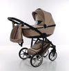 Junama Velur Italy 3 in 1 Beige Telaio Nero dettagli Argento Prima infanzia/Passeggini carrozzine e accessori/Passeggini e carrozzine/Sistemi modulari La Casa Del Bebè - Napoli, Commerciovirtuoso.it