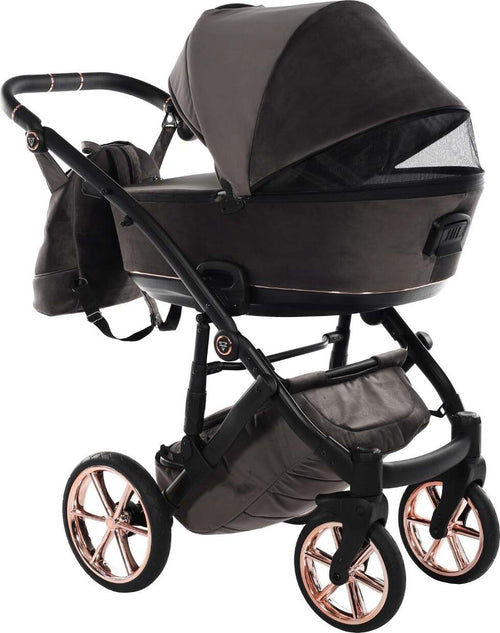 Junama Velur Italy 3 in 1 Grafite Telaio Nero dettagli Oro Rosa Prima infanzia/Passeggini carrozzine e accessori/Passeggini e carrozzine/Sistemi modulari La Casa Del Bebè - Napoli, Commerciovirtuoso.it