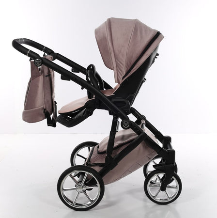 Junama Velur Italy 3 in 1 Rosa Telaio Nero dettagli Argento Prima infanzia/Passeggini carrozzine e accessori/Passeggini e carrozzine/Sistemi modulari La Casa Del Bebè - Napoli, Commerciovirtuoso.it
