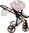 Junama Zebra 3 in 1 Bianco e Telaio Oro Rosa Prima infanzia/Passeggini carrozzine e accessori/Passeggini e carrozzine/Sistemi modulari La Casa Del Bebè - Napoli, Commerciovirtuoso.it