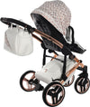 Junama Zebra 3 in 1 Bianco e Telaio Oro Rosa Prima infanzia/Passeggini carrozzine e accessori/Passeggini e carrozzine/Sistemi modulari La Casa Del Bebè - Napoli, Commerciovirtuoso.it