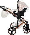 Junama Zebra 3 in 1 Bianco e Telaio Oro Rosa Prima infanzia/Passeggini carrozzine e accessori/Passeggini e carrozzine/Sistemi modulari La Casa Del Bebè - Napoli, Commerciovirtuoso.it