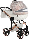 Junama Zebra 3 in 1 Bianco e Telaio Oro Rosa Prima infanzia/Passeggini carrozzine e accessori/Passeggini e carrozzine/Sistemi modulari La Casa Del Bebè - Napoli, Commerciovirtuoso.it