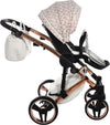 Junama Zebra 3 in 1 Bianco e Telaio Oro Rosa Prima infanzia/Passeggini carrozzine e accessori/Passeggini e carrozzine/Sistemi modulari La Casa Del Bebè - Napoli, Commerciovirtuoso.it