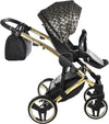 Junama Zebra 3 in 1 Nero e Telaio Oro Giallo Prima infanzia/Passeggini carrozzine e accessori/Passeggini e carrozzine/Sistemi modulari La Casa Del Bebè - Napoli, Commerciovirtuoso.it