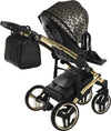 Junama Zebra 3 in 1 Nero e Telaio Oro Giallo Prima infanzia/Passeggini carrozzine e accessori/Passeggini e carrozzine/Sistemi modulari La Casa Del Bebè - Napoli, Commerciovirtuoso.it