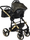 Junama Zebra 3 in 1 Nero e Telaio Oro Giallo Prima infanzia/Passeggini carrozzine e accessori/Passeggini e carrozzine/Sistemi modulari La Casa Del Bebè - Napoli, Commerciovirtuoso.it