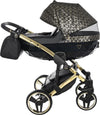 Junama Zebra 3 in 1 Nero e Telaio Oro Giallo Prima infanzia/Passeggini carrozzine e accessori/Passeggini e carrozzine/Sistemi modulari La Casa Del Bebè - Napoli, Commerciovirtuoso.it