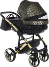 Junama Zebra 3 in 1 Nero e Telaio Oro Giallo Prima infanzia/Passeggini carrozzine e accessori/Passeggini e carrozzine/Sistemi modulari La Casa Del Bebè - Napoli, Commerciovirtuoso.it