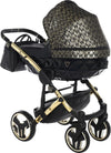 Junama Zebra 3 in 1 Nero e Telaio Oro Giallo Prima infanzia/Passeggini carrozzine e accessori/Passeggini e carrozzine/Sistemi modulari La Casa Del Bebè - Napoli, Commerciovirtuoso.it