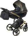 Junama Zebra 3 in 1 Nero e Telaio Oro Giallo Prima infanzia/Passeggini carrozzine e accessori/Passeggini e carrozzine/Sistemi modulari La Casa Del Bebè - Napoli, Commerciovirtuoso.it