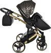 Junama Zebra 3 in 1 Nero e Telaio Oro Giallo Prima infanzia/Passeggini carrozzine e accessori/Passeggini e carrozzine/Sistemi modulari La Casa Del Bebè - Napoli, Commerciovirtuoso.it