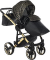 Junama Zebra 3 in 1 Nero e Telaio Oro Giallo Prima infanzia/Passeggini carrozzine e accessori/Passeggini e carrozzine/Sistemi modulari La Casa Del Bebè - Napoli, Commerciovirtuoso.it