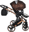 Junama Zebra 3 in 1 Nero e Telaio Oro Rosa Prima infanzia/Passeggini carrozzine e accessori/Passeggini e carrozzine/Sistemi modulari La Casa Del Bebè - Napoli, Commerciovirtuoso.it