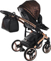 Junama Zebra 3 in 1 Nero e Telaio Oro Rosa Prima infanzia/Passeggini carrozzine e accessori/Passeggini e carrozzine/Sistemi modulari La Casa Del Bebè - Napoli, Commerciovirtuoso.it