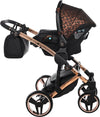 Junama Zebra 3 in 1 Nero e Telaio Oro Rosa Prima infanzia/Passeggini carrozzine e accessori/Passeggini e carrozzine/Sistemi modulari La Casa Del Bebè - Napoli, Commerciovirtuoso.it