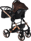 Junama Zebra 3 in 1 Nero e Telaio Oro Rosa Prima infanzia/Passeggini carrozzine e accessori/Passeggini e carrozzine/Sistemi modulari La Casa Del Bebè - Napoli, Commerciovirtuoso.it