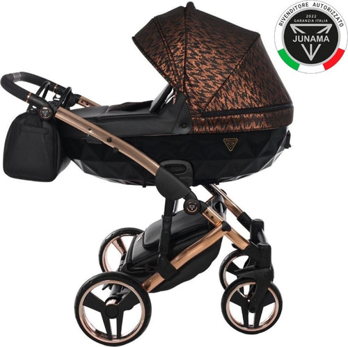 Junama Zebra 3 in 1 Nero e Telaio Oro Rosa Prima infanzia/Passeggini carrozzine e accessori/Passeggini e carrozzine/Sistemi modulari La Casa Del Bebè - Napoli, Commerciovirtuoso.it