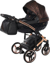 Junama Zebra 3 in 1 Nero e Telaio Oro Rosa Prima infanzia/Passeggini carrozzine e accessori/Passeggini e carrozzine/Sistemi modulari La Casa Del Bebè - Napoli, Commerciovirtuoso.it