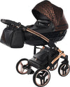 Junama Zebra 3 in 1 Nero e Telaio Oro Rosa Prima infanzia/Passeggini carrozzine e accessori/Passeggini e carrozzine/Sistemi modulari La Casa Del Bebè - Napoli, Commerciovirtuoso.it