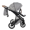 Junama Space V3 2 in 1 Light Grey Telaio Nero