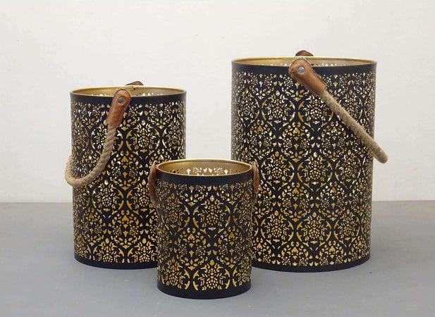 JUNKO---set-di-3-lanterne-in-metallo-Nero-Milani-Home