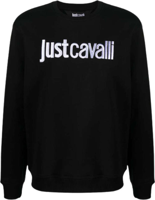 JUST-CAVALLI-FELPA-R-LOGO-da-uomo