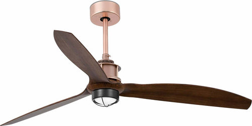 JUST FAN LED Ventilatore da soffitto rame/legno con motore DC Fai da te/Prodotti per la costruzione/Riscaldamento e raffreddamento/Sistemi mobili di climatizzazione/Ventilatori/Ventilatori da soffitto Led Mall Home - Napoli, Commerciovirtuoso.it