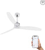 JUST FAN M Ventilatore da soffitto cromo con motore DC SMART Fai da te/Prodotti per la costruzione/Riscaldamento e raffreddamento/Sistemi mobili di climatizzazione/Ventilatori/Ventilatori da soffitto Led Mall Home - Napoli, Commerciovirtuoso.it