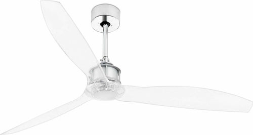 JUST FAN M Ventilatore da soffitto cromo con motore DC Fai da te/Prodotti per la costruzione/Riscaldamento e raffreddamento/Sistemi mobili di climatizzazione/Ventilatori/Ventilatori da soffitto Led Mall Home - Napoli, Commerciovirtuoso.it