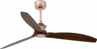 JUST FAN M Ventilatore da soffitto rame/legno con motore DC Fai da te/Prodotti per la costruzione/Riscaldamento e raffreddamento/Sistemi mobili di climatizzazione/Ventilatori/Ventilatori da soffitto Led Mall Home - Napoli, Commerciovirtuoso.it