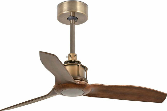 JUST FAN XS Ventilatore da soffito oro vecchio/lengo 81cm SMART Fai da te/Prodotti per la costruzione/Riscaldamento e raffreddamento/Sistemi mobili di climatizzazione/Ventilatori/Ventilatori da soffitto Led Mall Home - Napoli, Commerciovirtuoso.it