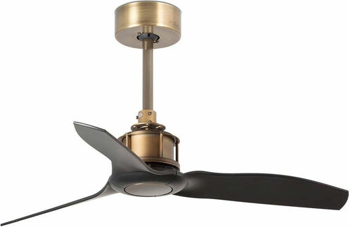 JUST FAN XS Ventilatore da soffito oro vecchio/nero 81cm SMART Fai da te/Prodotti per la costruzione/Riscaldamento e raffreddamento/Sistemi mobili di climatizzazione/Ventilatori/Ventilatori da soffitto Led Mall Home - Napoli, Commerciovirtuoso.it