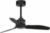 JUST FAN XS Ventilatore da soffitto nero opaco con motore DC 81cm Fai da te/Prodotti per la costruzione/Riscaldamento e raffreddamento/Sistemi mobili di climatizzazione/Ventilatori/Ventilatori da soffitto Led Mall Home - Napoli, Commerciovirtuoso.it