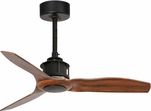 JUST FAN XS Ventilatore da soffitto nero/legno 81cm SMART Fai da te/Prodotti per la costruzione/Riscaldamento e raffreddamento/Sistemi mobili di climatizzazione/Ventilatori/Ventilatori da soffitto Led Mall Home - Napoli, Commerciovirtuoso.it