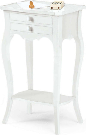 JUSTIN---mobile-portatelefono-in-legno-massello-44x32x71-Bianco-Milani-Home
