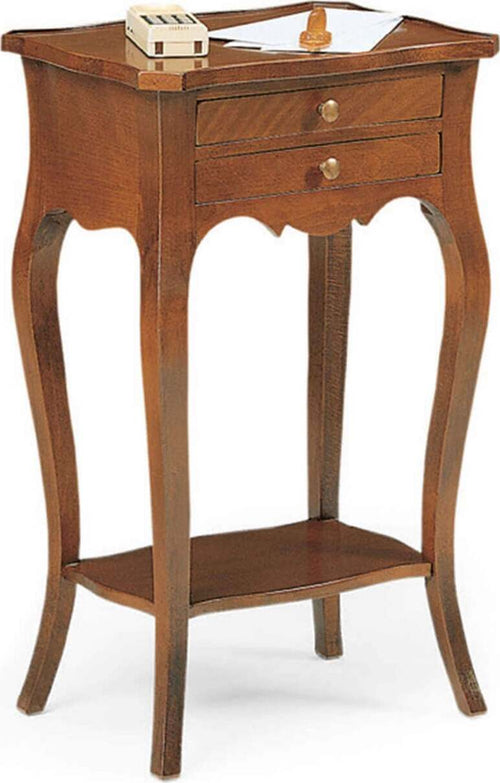 JUSTIN---mobile-portatelefono-in-legno-massello-44x32x71-Tinta-noce-Milani-Home