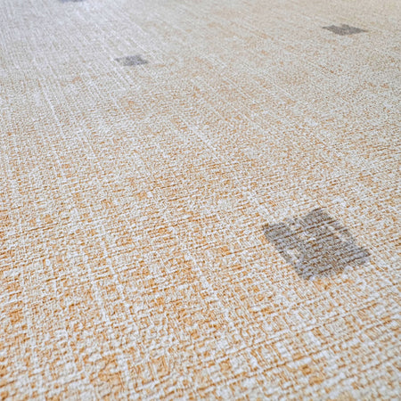 SUPER STOCK €0,56 al mq  - Rotolo da 5,2mq (10x0,52mt) di Carta da Parati vinilica Top Quality lavabile JUTA QUADRI - Eternal Parquet