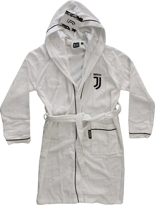 Juventus Accappatoio Ufficiale Bianco Nero Con Cappuccio Asciugamano Ufficiale Fc Juventus Colore Bianco Micro Spugna Sport e tempo libero/Fan Shop/Calcio/Asciugamani e accappatoi La Bottega del Risparmio - Bari, Commerciovirtuoso.it