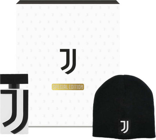 Juventus-Special-Edition-Regalo-Uomo,-Profumo-Uomo-Edt-50-Ml-+-Berretto-Invernale-Juventus,-Fragranza-Orientale-E-Acquatica,-Made-In-Italy