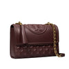 TORY BURCH borse a spalla donna tory burch - fleming convertible shoulder bag - bordeaux da donna