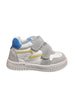 Scarpe sneakers Bambini balocchi MINI  bianco-grigio-giallo-azzurro velcro